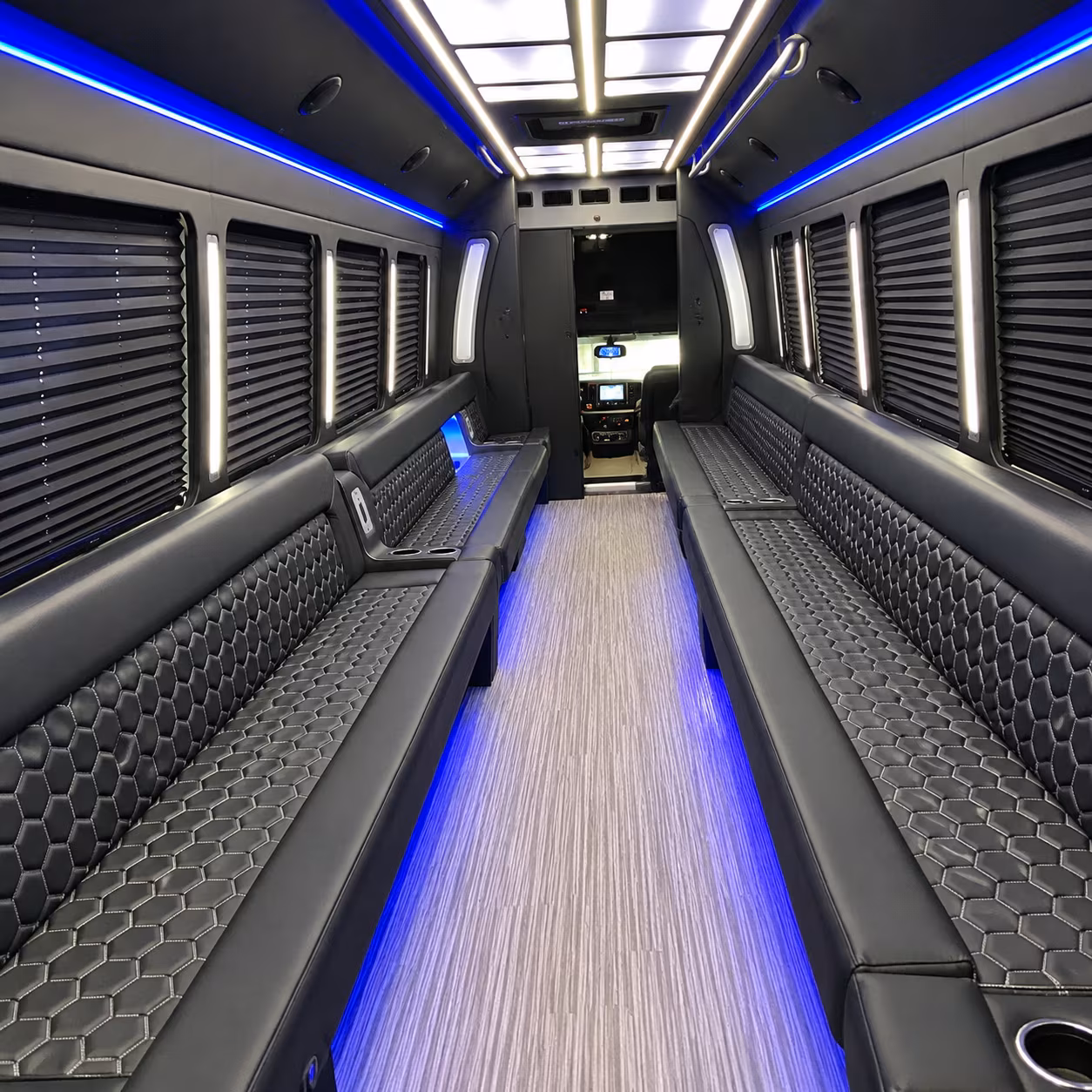 30 Passenger Party Bus Interior