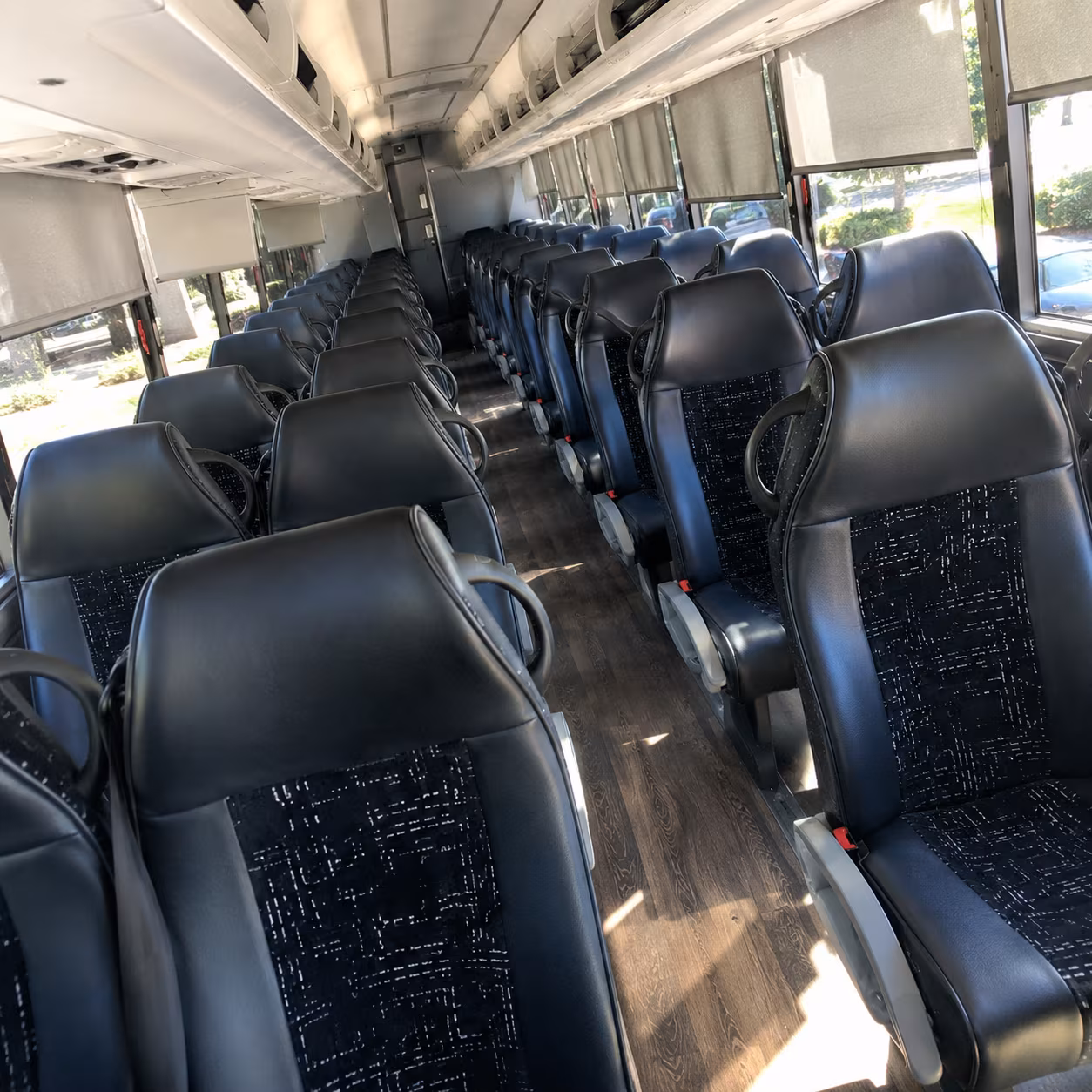 40-56 Passenger Charter Bus Interior