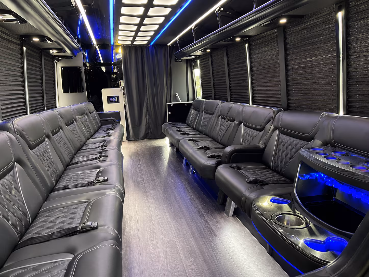 Hartford Bachelor & Bachelorette Transportation party bus exterior