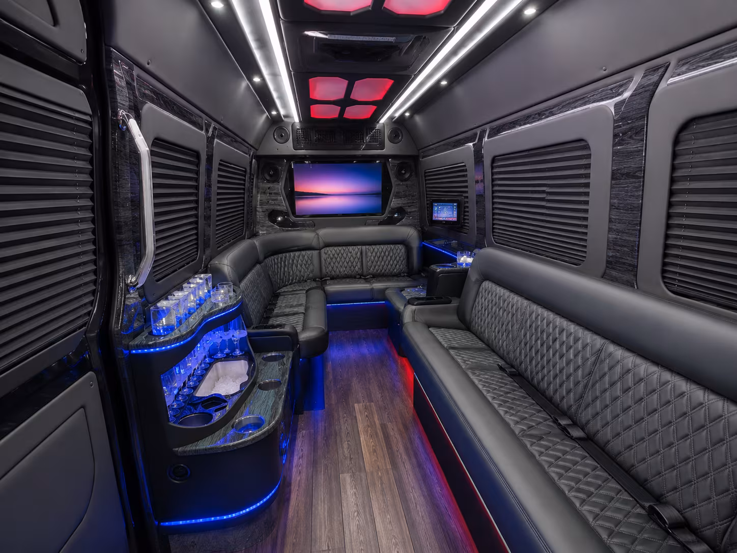 Hartford Corporate Transportation party bus exterior