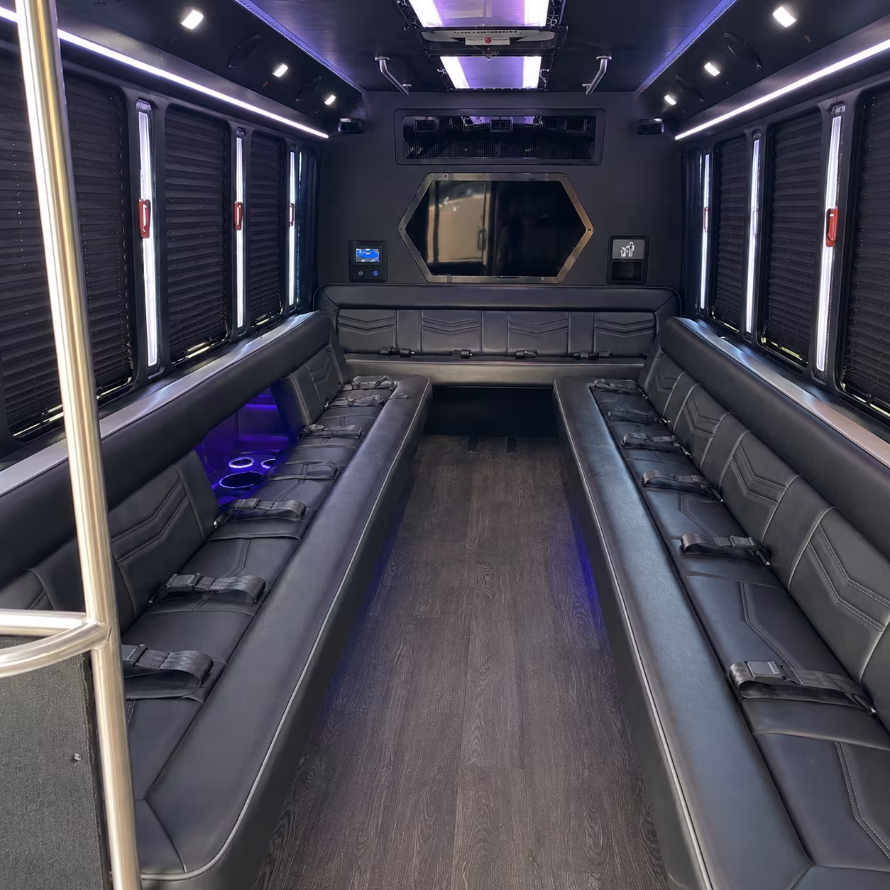 Hartford Prom & Homecoming Transportation party bus exterior