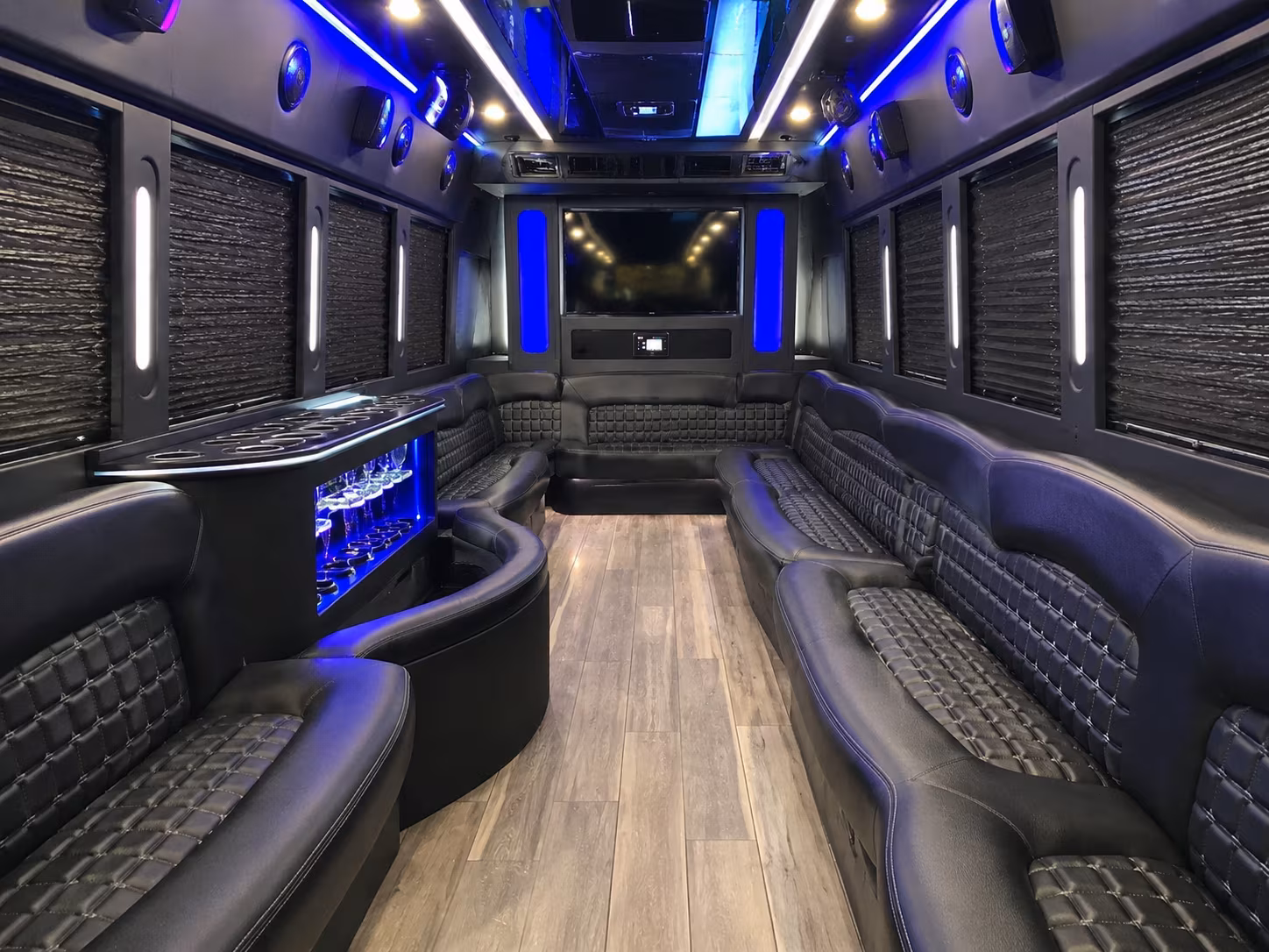 Hartford Prom & Homecoming Transportation onboard seating