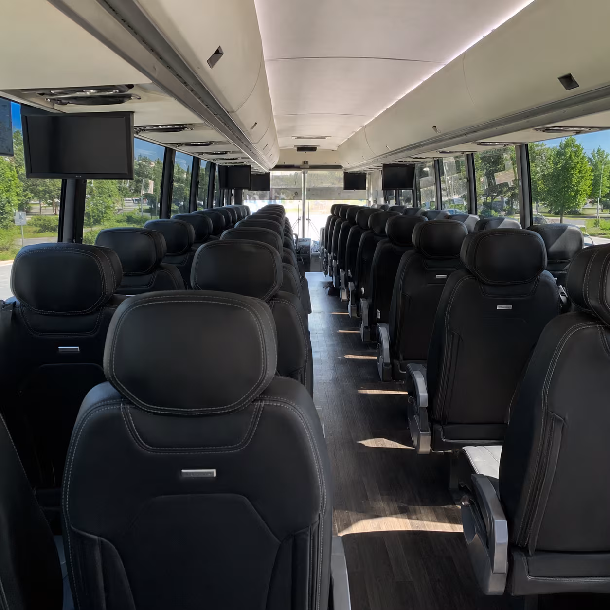 Hartford School Event Transportation party bus exterior