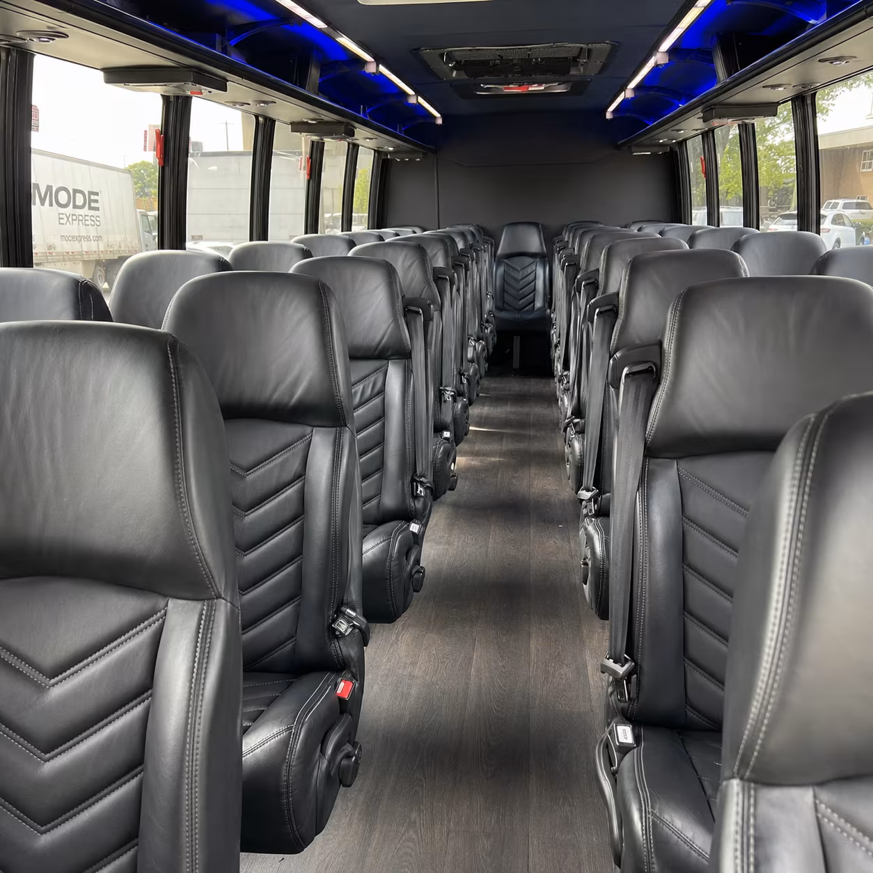 Hartford School Event Transportation party bus exterior