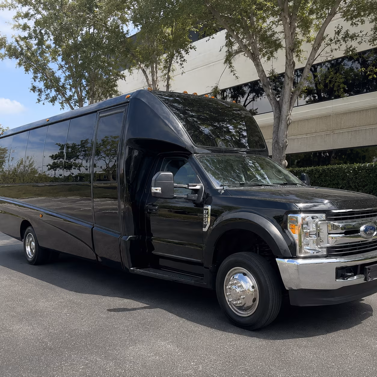 Hartford Sporting Event Transportation party bus exterior