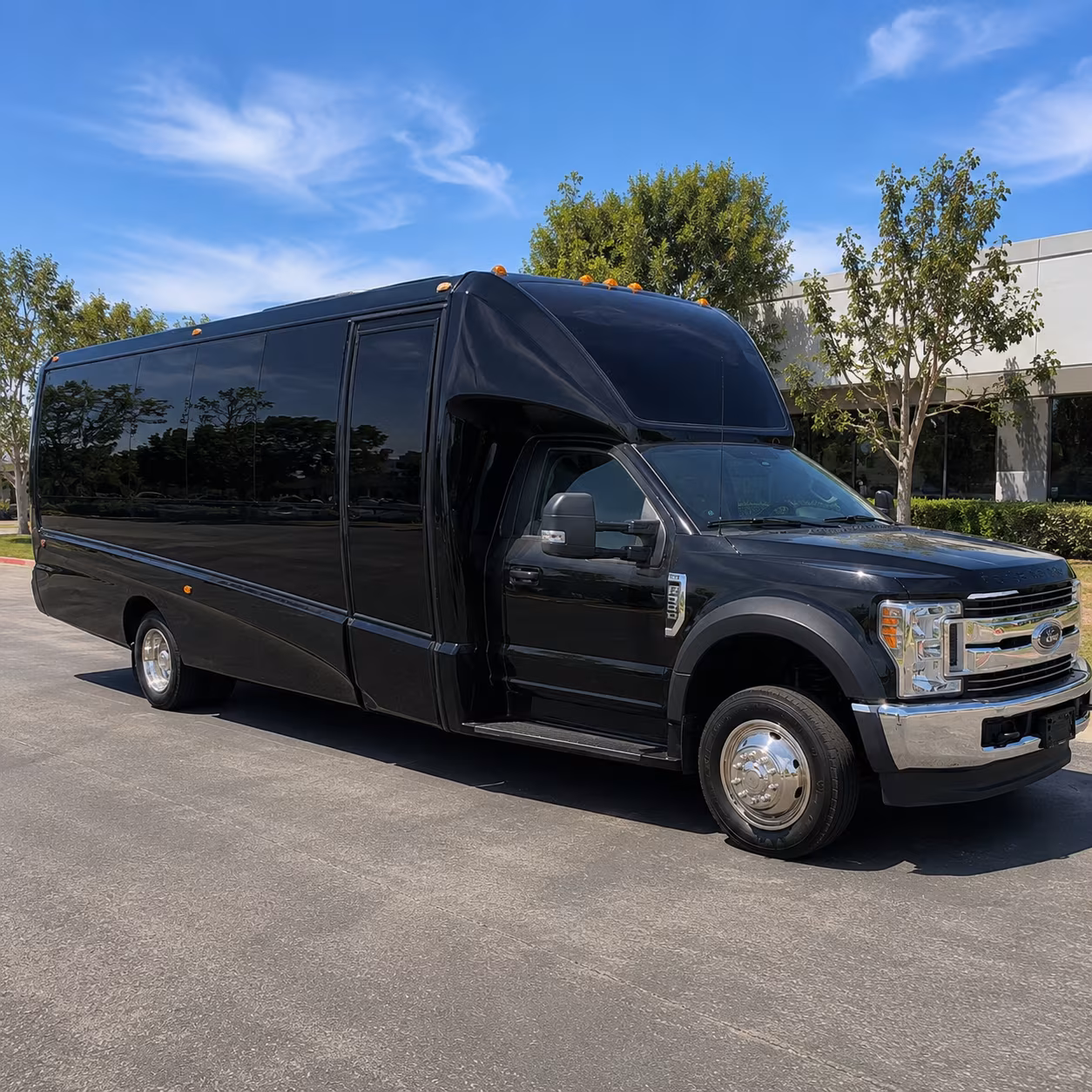 Hartford Wedding Transportation party bus exterior