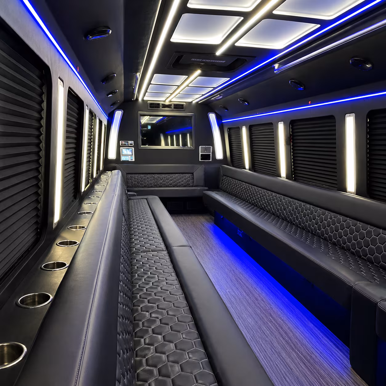 Hartford Wedding Transportation party bus exterior