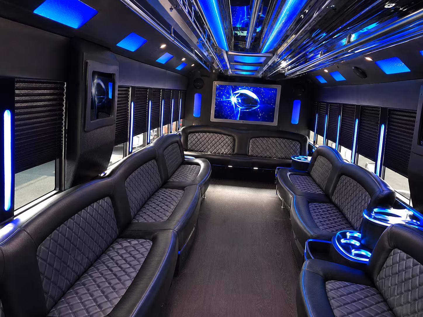 Hartford Wedding Transportation onboard seating