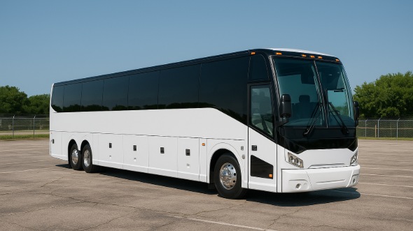 Exterior of Charter Bus Company Springfield's 50 Passenger Party Bus in Springfield