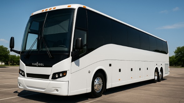 Exterior of Charter Bus Company Hartford's 54 Passenger Charter Bus in Hartford